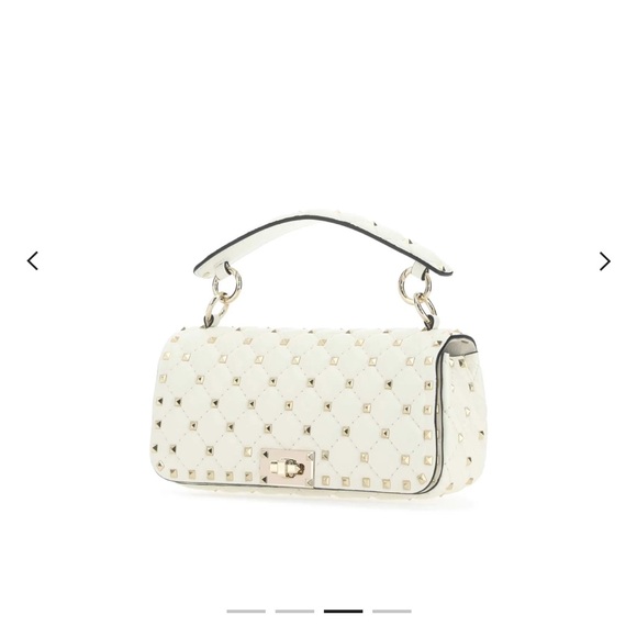 Authentic Valentino rockstud spike purse in ivory - Picture 6 of 10